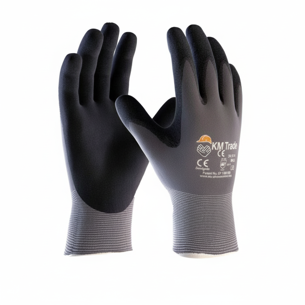 KM Trade Dark Grey Flex Gloves